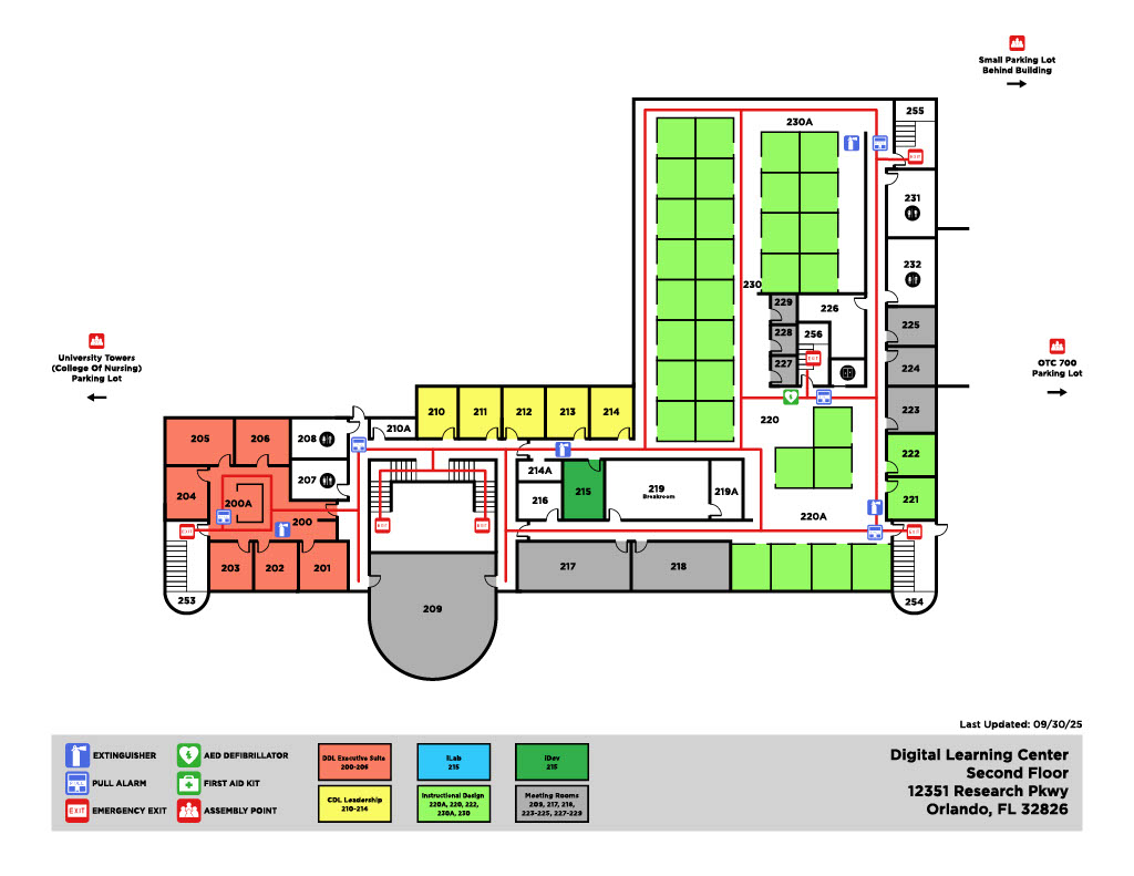 DLC second floor map