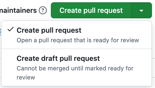 Pull Request Draft Toggle