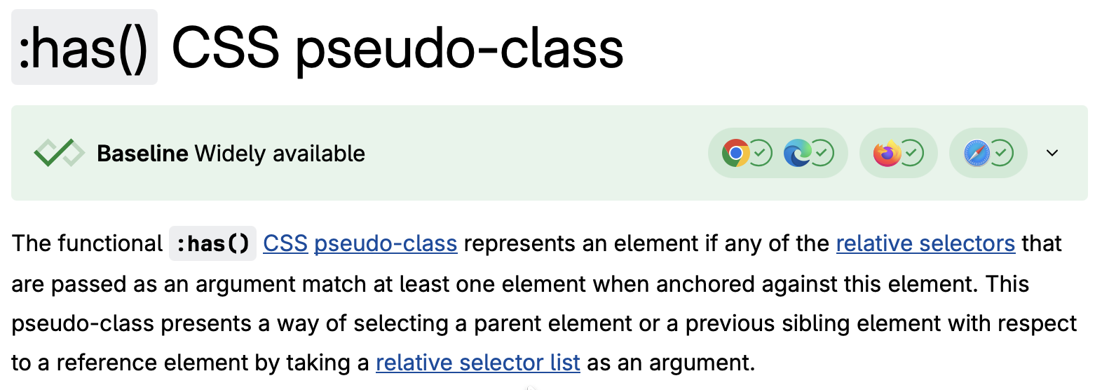 Example of a not-yet-supported feature